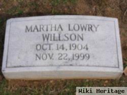 Martha Lowry Willson