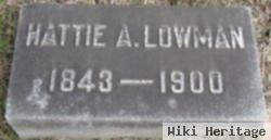 Harriet A "hattie" Lowman