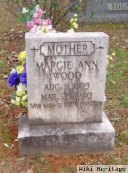 Marjorie Ann "margie" Bruce Wood