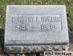 Dorothy E. Bowman