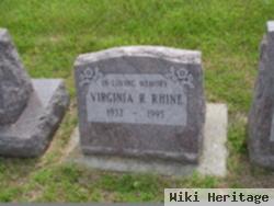 Virginia R Rhine