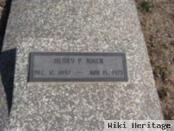 Henry Perry Riker