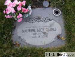 Maurine Beck Gaines