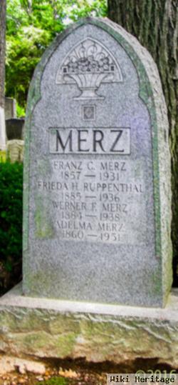 Frieda Antonia Haferberger Merz Ruppenthal