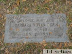 Barbara Vivian "aunt Bob" Humphrey Dixon