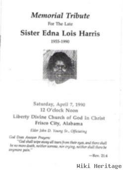 Edna Lois Banks Harris