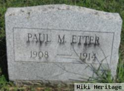 Paul M Etter