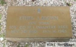 Ethel J Brown