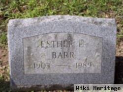 Esther U. Barr