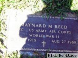 Maynard M Reed