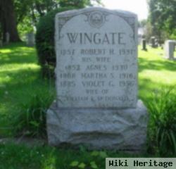 Martha S Wingate