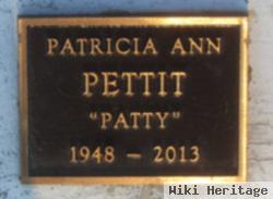 Patricia Ann "patty" Pettit