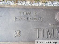 Thomas Keith "tom" Timmons