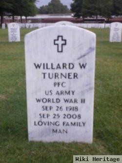 Willard W Turner