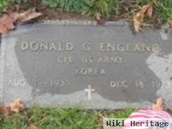 Donald G England