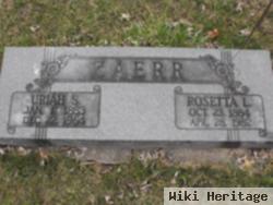 Uriah S Zaerr