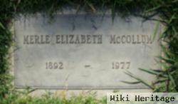 Merle Elizabeth Mccollum