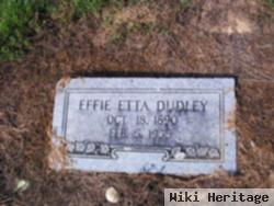 Effie Etta Baker Dudley