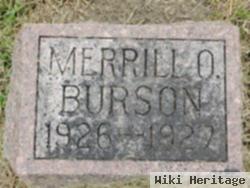 Merrill O. Burson