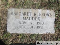 Margaret R Brown Maddox