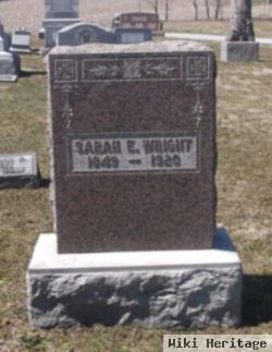 Sarah E. Wright