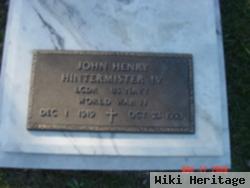 John Henry "mr. H." Hintermister