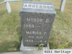 Marion F Bardwell Anderson