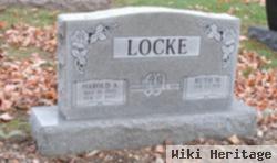 Harold A Locke