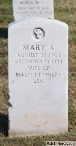 Mary A Philpy