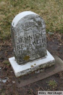 Jennie F. Beckwith