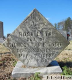 Rosa Etta Todd