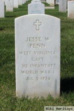 Capt Jesse W Penn