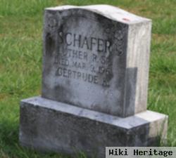 Luther R Schafer, Sr