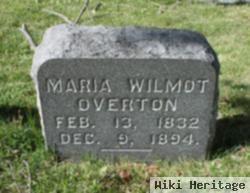 Maria Wilmat Overton