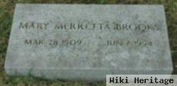 Mary Merretta Munn Brooks