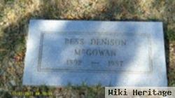 Bess Denison Mcgowan