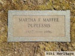 Martha F Maffee Duplessis