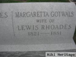 Margaretta Gotwals Rhoades