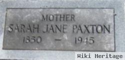 Sarah Jane Paxton