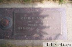 Cecil Duane "dick" Black