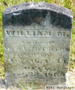 William M. Mcmillan
