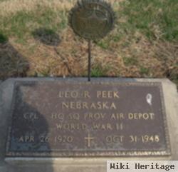 Leo R. Peek