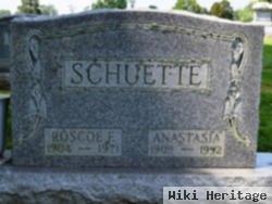 Roscoe F Schuette