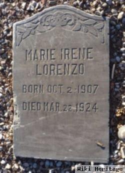 Marie Irene Lorenzo