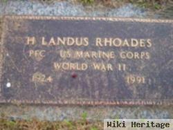 H Landus Rhoades