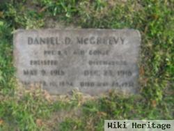 Daniel D Mcgreevy