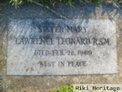 Sr Mary Lawrence Leonard