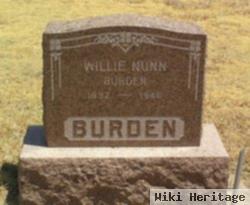 William Nunn "willie" Burden