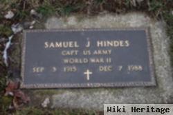 Capt Samuel J. Hindes