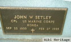 John W Setley